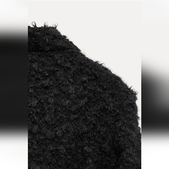 Zara MANTECO WOOL BOUCLE COAT ZW COLLECTION - Picture 11 of 13